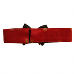 Load image into Gallery viewer, Floof & Co Bow for Dogs (Black & Red)