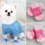 Load image into Gallery viewer, 4Pcs Warm Puppy Dog Shoes