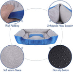Load image into Gallery viewer, Rectangle Pet Dog Bed Washable Sofa Bed