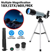 Professional HD 90X Beginners & Kids Telescope With Tripod