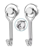 Load image into Gallery viewer, 360� Rotation Heavy Duty Magnetic Hooks (Pack of 2)