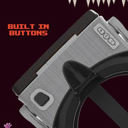 Procus PRO VR Headset - 100-120 Degree FOV with Highest Immersive Experience - 3.5mm Jack Inbuilt Headphones with Procus Stingray VR Controller (Grey)