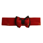 Load image into Gallery viewer, Floof &amp; Co Bow for Dogs (Black &amp; Red)