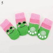 4Pcs Warm Puppy Dog Shoes