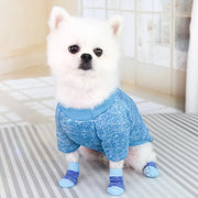 4Pcs Warm Puppy Dog Shoes