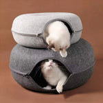 Load image into Gallery viewer, Felt Pet Cat House Cat Tunnel