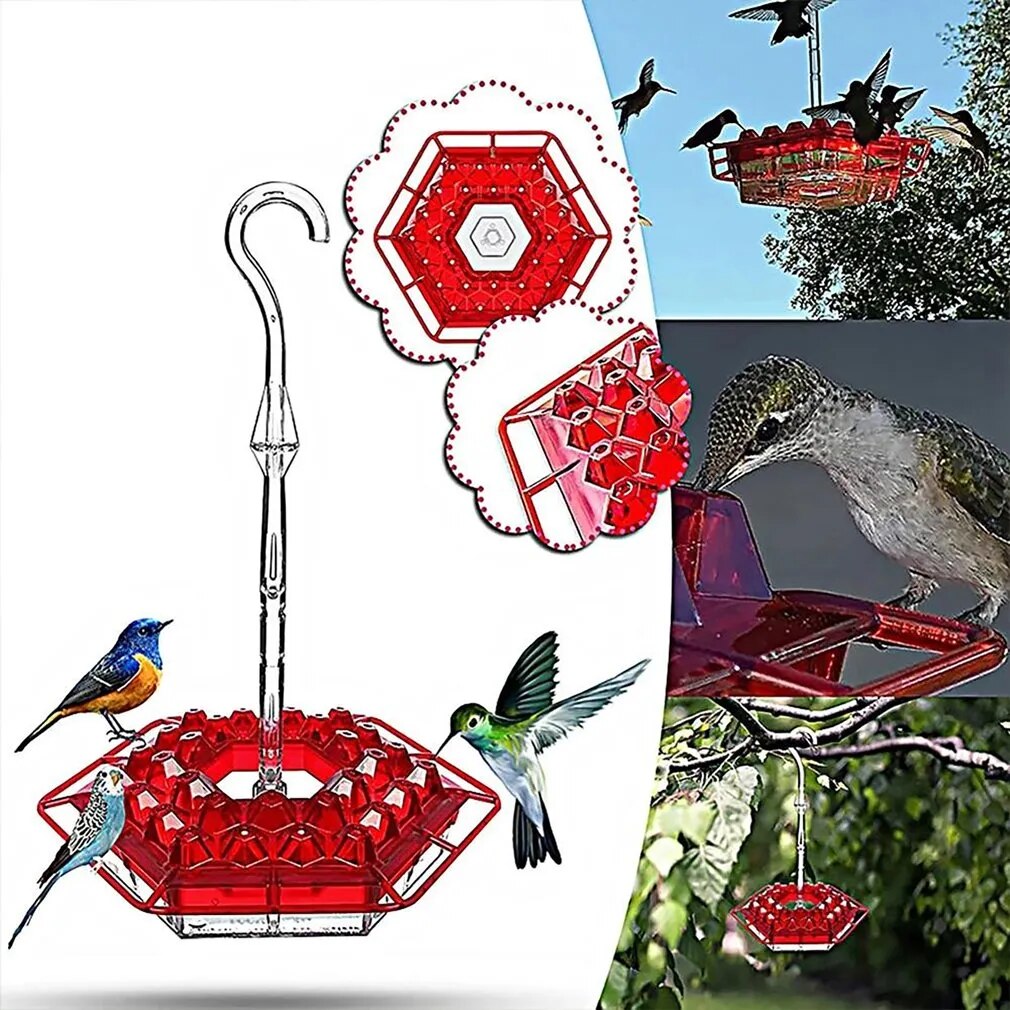Bird Feeder Outdoor Hanging Mesh Feeding Portable