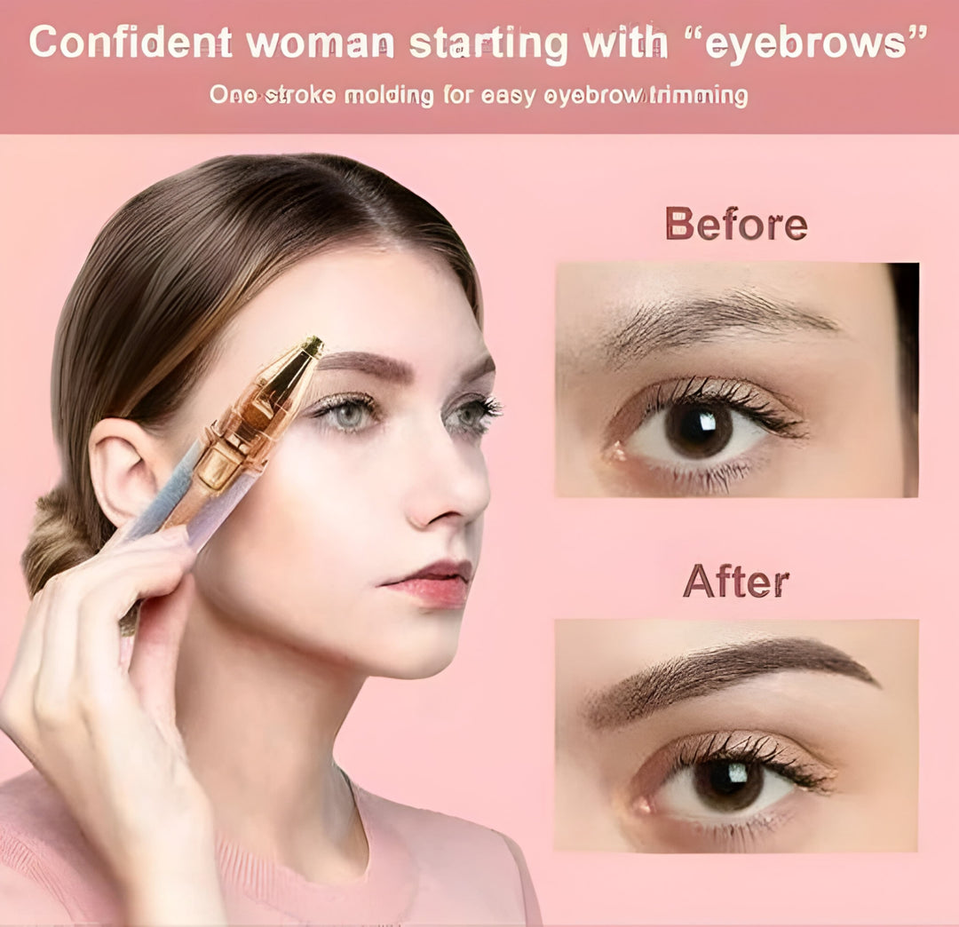 2 in 1 Hair Remover Epilator & Eyebrow Trimmer Machine